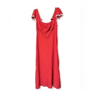 Wild Fable Red Backless Dress